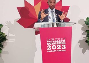 Thumbnail for the post titled: Press Statement by H.E. Dr. Omar Farouk Ibrahim, Secretary General of the African Petroleum Producers’ Organization, APPO, at the 24th World Petroleum Congress, Calgary, Canada, 18th September 2023